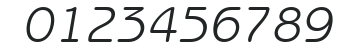 ITC Benguiat Gothic LT Book Oblique numbers preview