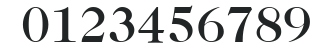 ITC Caslon 224 LT Medium numbers preview
