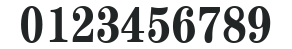 ITC Century LT Bold Condensed numbers preview