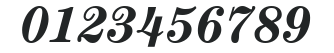 ITC Century LT Bold Italic numbers preview