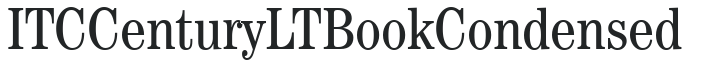 ITC Century LT Book Condensed preview