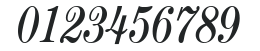 ITC Century LT Book Condensed Italic numbers preview