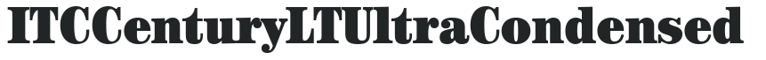 ITC Century LT Ultra Condensed preview