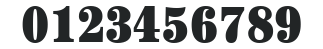 ITC Century LT Ultra Condensed numbers preview