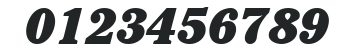 ITCCheltenham-Ultra Italic numbers preview
