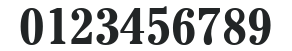 ITC Cheltenham LT Bold Condensed numbers preview