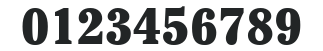 ITC Cheltenham LT Ultra Condensed numbers preview