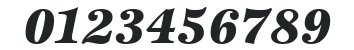 ITC Esprit LT Black Italic numbers preview