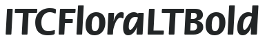 ITC Flora LT Bold preview