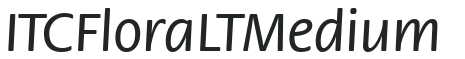 ITC Flora LT Medium preview