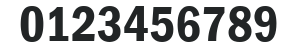 ITC Franklin Gothic LT Com Demi Condensed numbers preview