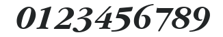 ITCGaramond-Bold Italic numbers preview