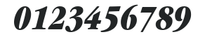 ITCGaramond-UltraCondensed Italic numbers preview