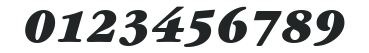 ITCGaramond-Ultra Italic numbers preview