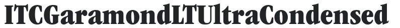 ITC Garamond LT Ultra Condensed preview