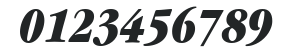 ITC Garamond LT Ultra Condensed Italic numbers preview