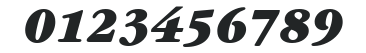 ITC Garamond LT Ultra Italic numbers preview