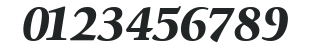 ITC Giovanni LT Black Italic numbers preview
