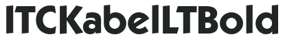 ITC Kabel LT Bold preview
