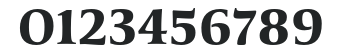 ITCKallosLTStd-Bold numbers preview