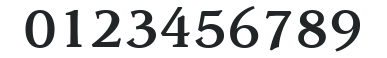 ITC Leawood LT Medium numbers preview