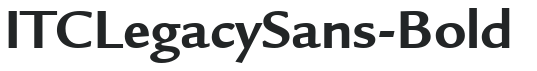 ITCLegacySans-Bold preview
