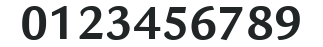 ITC Legacy Sans LT Bold numbers preview