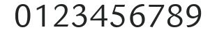 ITC Legacy Sans LT Book numbers preview