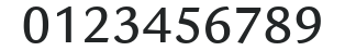 ITC Legacy Sans LT Medium numbers preview
