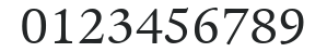 ITCLegacySerif-Book numbers preview