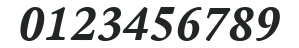 ITC Legacy Serif LT Bold Italic numbers preview