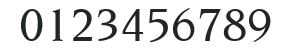 ITCNovarese-Medium numbers preview