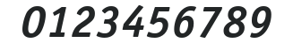 ITC Officina Serif LT Bold Italic numbers preview