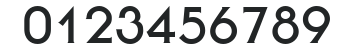 ITC Serif Gothic LT Bold numbers preview