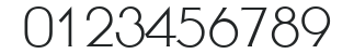ITC Serif Gothic LT Light numbers preview