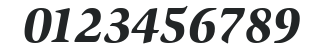 ITC Slimbach LT Black Italic numbers preview