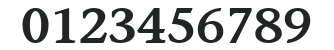 ITCStoneInformal-SemiBold numbers preview