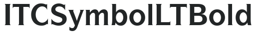 ITC Symbol LT Bold preview