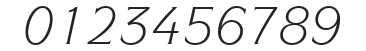 ITC Symbol LT Book Italic numbers preview