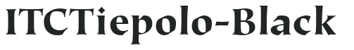 ITCTiepolo-Black preview