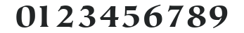 ITC Tiepolo LT Black numbers preview
