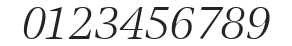 ITCVeljovic-Book Italic numbers preview