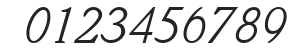 ITCWeidemann-Book Italic numbers preview