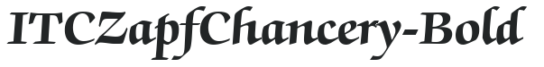 ITCZapfChancery-Bold preview