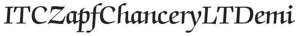 ITC Zapf Chancery LT Demi preview
