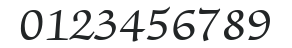 ITCZapfChanceryRoman numbers preview