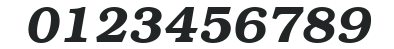 ITCmanDemi-Book Italic numbers preview