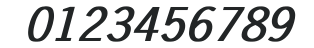 Ice'n-Gothic Bold Italic numbers preview