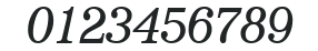 Immaculate-RegularItalic numbers preview