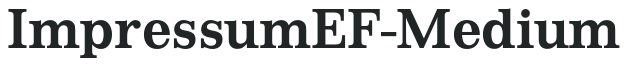 ImpressumEF-Medium preview